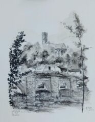 Encre de Chine - Limoges - Pont Saint-Etienne - Cathédrale -