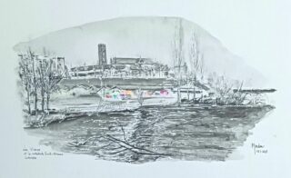 Encre de Chine - Limoges - La Vienne - Cathédrale